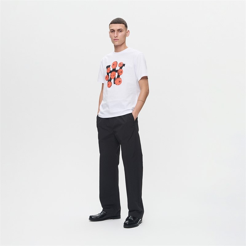 Wood Wood Herre Ace Eyes T-shirt Hvid - Billede 2