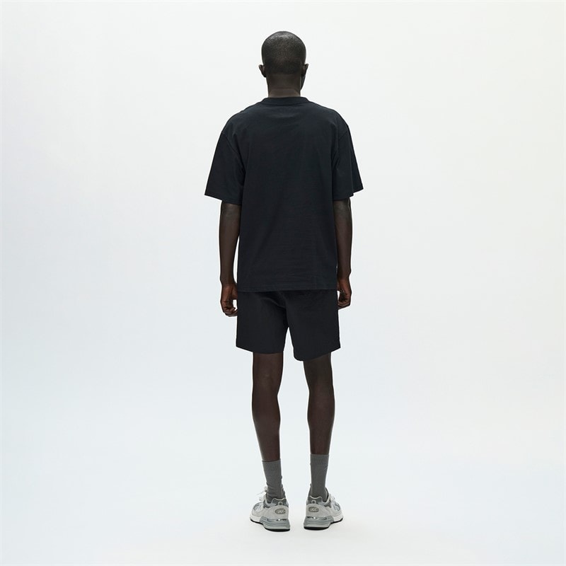 Wood Wood Herre Liam T-shirt Black With White - Billede 3