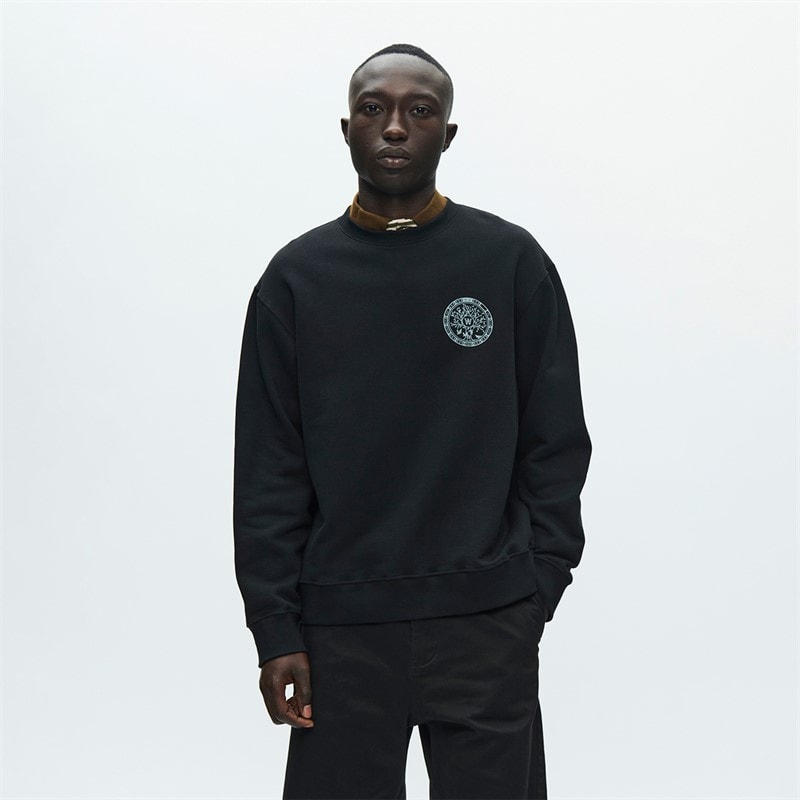 Wood Wood Herre James Sweatshirt Sort
