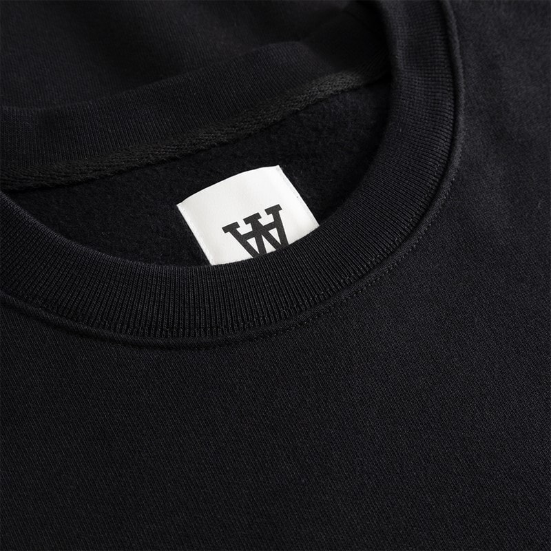 Wood Wood Herre James Sweatshirt Sort - Billede 5