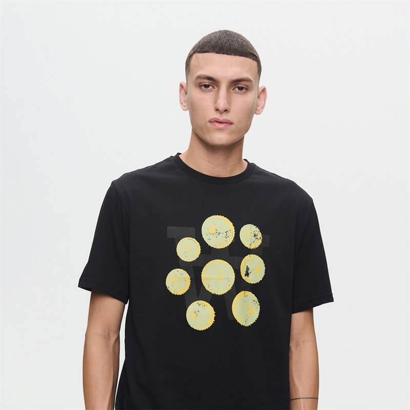 Wood Wood Herre Ace Eyes T-shirt Sort - Billede 4