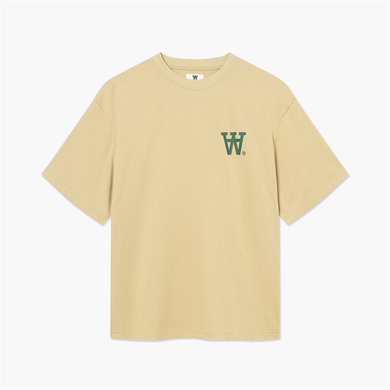 Wood Wood Herre Liam T-shirt Pale Olive Green - Billede 3