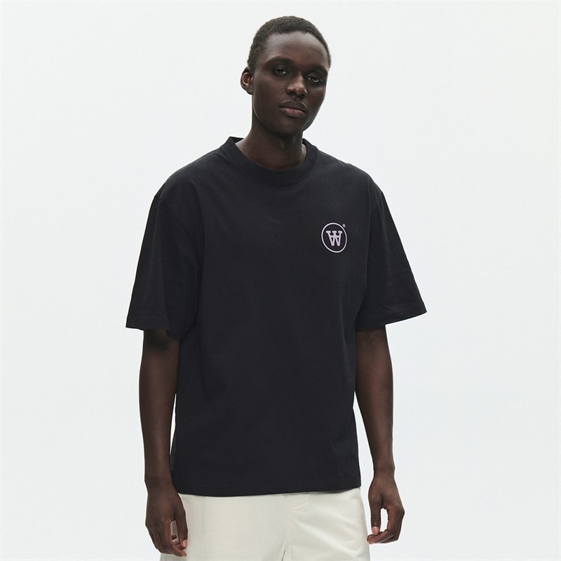 Wood Wood Herre Liam T-shirt Sort