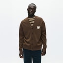 Wood Wood Herre Tay Cardigan Ørkenpalme