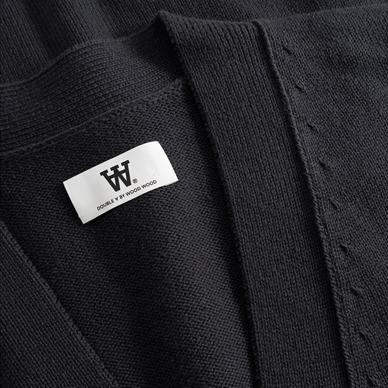 Wood Wood Herre Tay Cardigan Piratsort - Billede 5