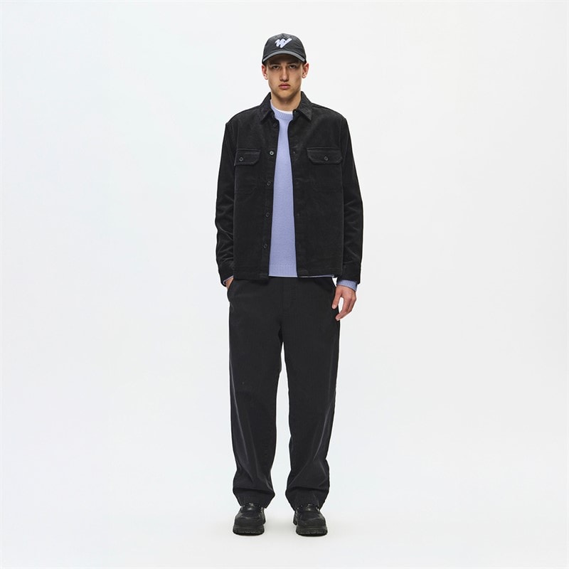 Wood Wood Herre Ler Overshirt Sort sand - Billede 2