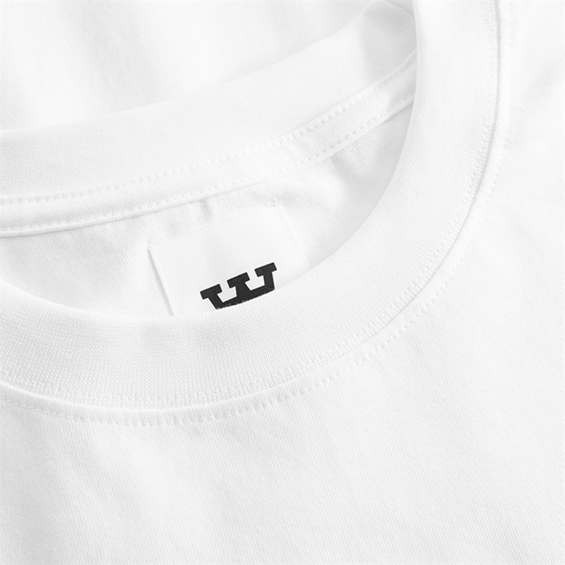 Wood Wood Herre Liam Dio T Shirt Lyse hvid - Billede 4