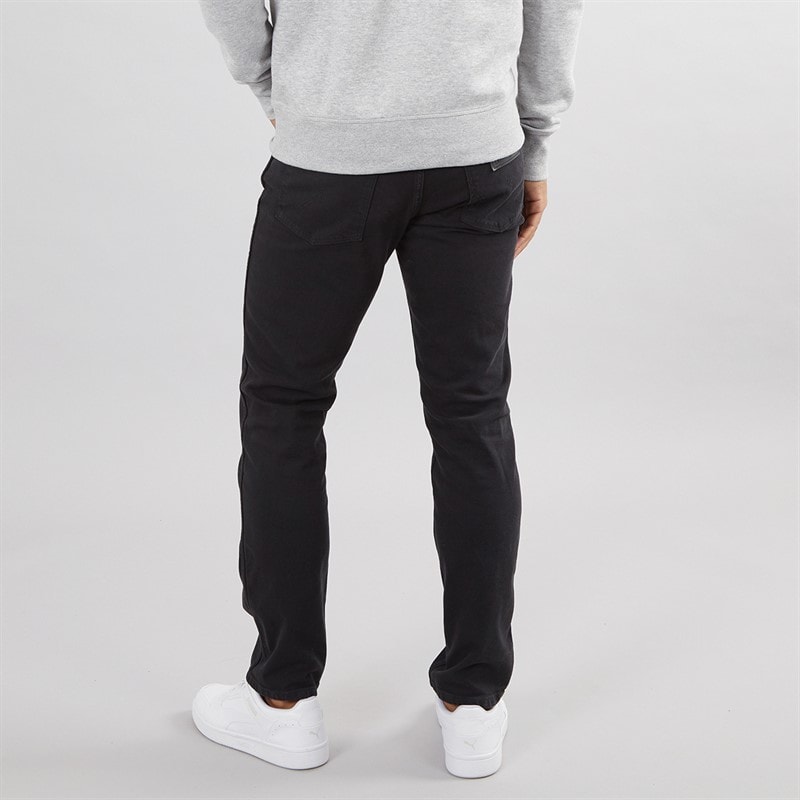 Wrangler Herre Greensboro Jeans med lige pasform Sort vask - Billede 2