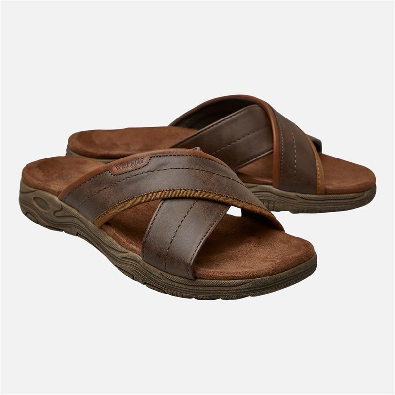 Wrangler Herre Tripp Sandaler Chestnut - Billede 1