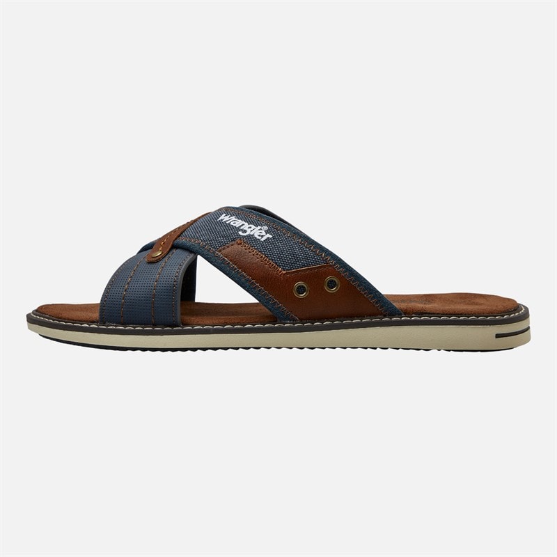 Wrangler Herre Calvin Sandaler Dress Blues - Billede 2