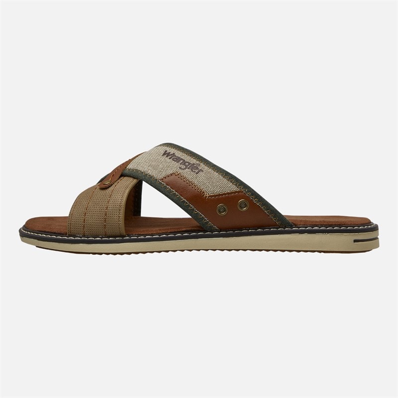 Wrangler Herre Calvin Sandaler Warm Sand - Billede 2