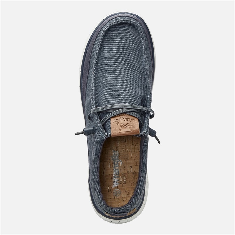 Wrangler Herre Makena Sten Sko Dress Blues - Billede 4