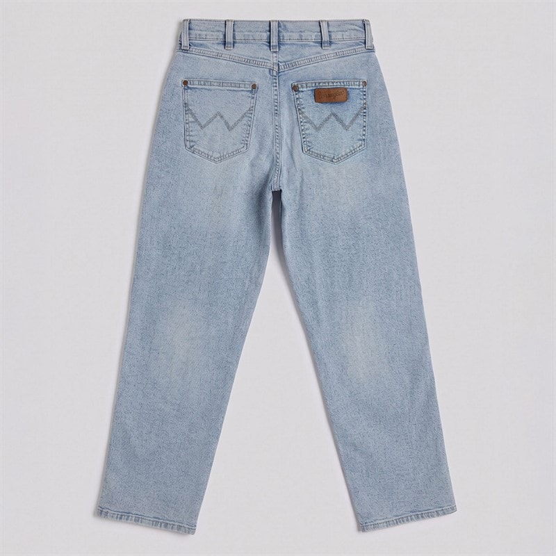 Wrangler Drenge Frontier Afslappet Pasform Jeans Bleach Wash - Billede 2