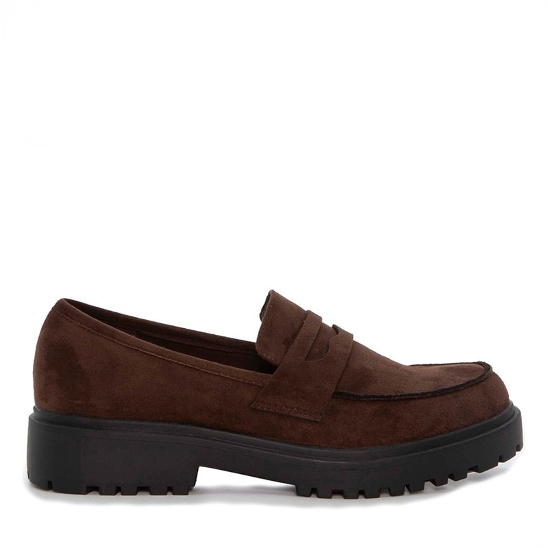Duffy Dame Lattarico Uno Loafers Mørkebrun