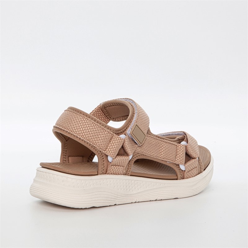 Duffy Dame Fermo Uno Sandaler Taupe - Billede 3