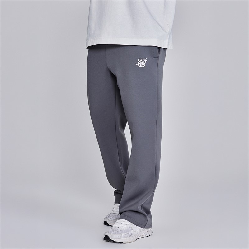 SikSilk Herre Essentials Poly Track Bukser Dark Grey