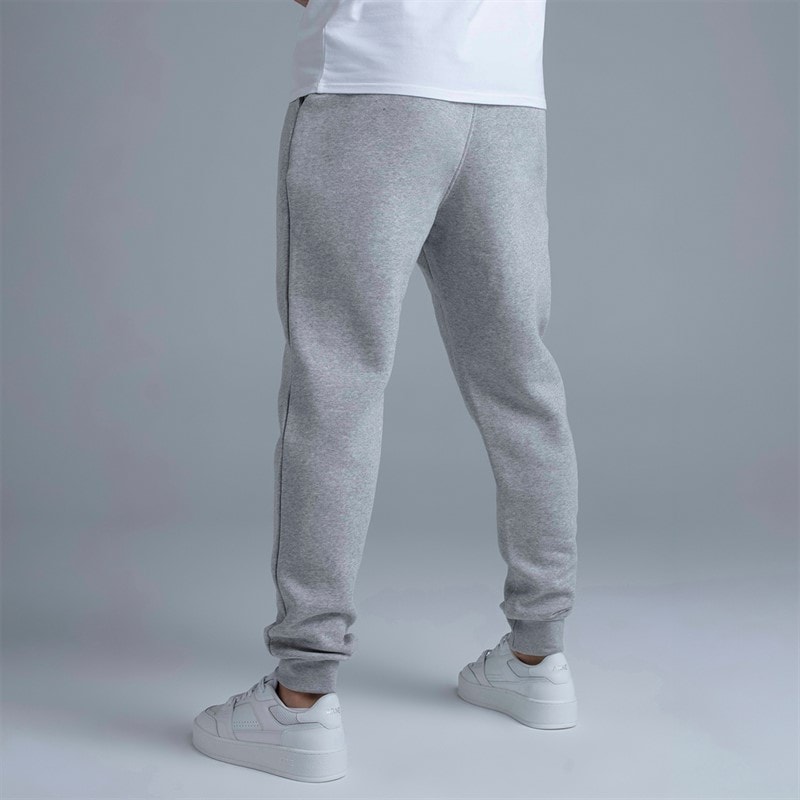 SikSilk Herre Essentials Joggers Grey Marl - Billede 2