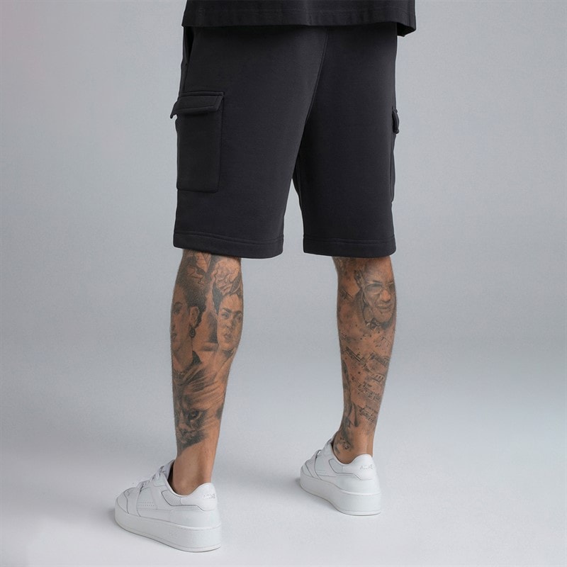 SikSilk Herre Essential Cargo Shorts Sort - Billede 2