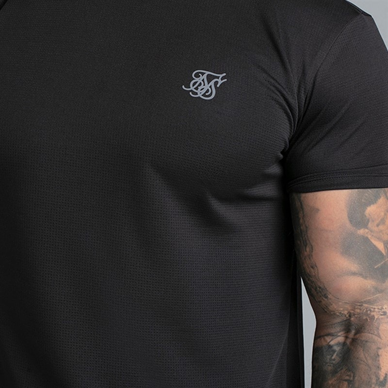 SikSilk Herre to pakke muscle fit t-shirts Sort - Billede 3