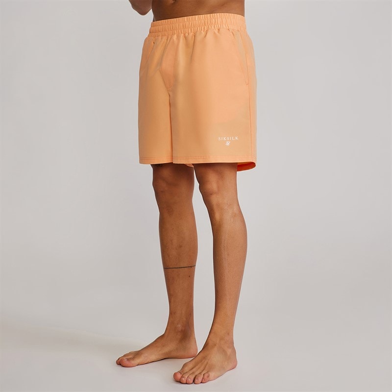 SikSilk Herre Badeshorts Orange - Billede 4