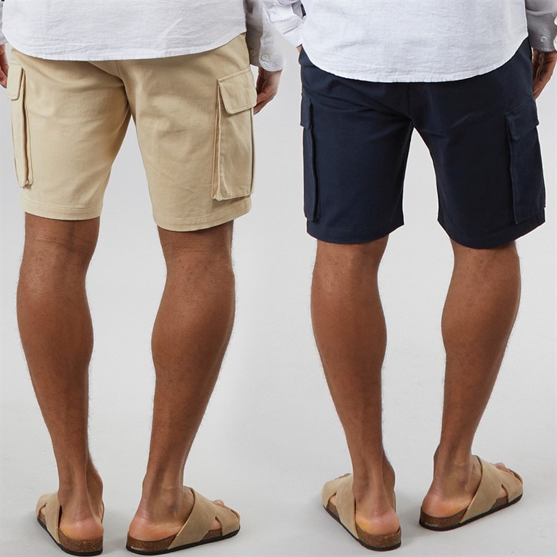 Vinson Herre Roger Shorts 2-pak Humus/Mørk Safir - Billede 2
