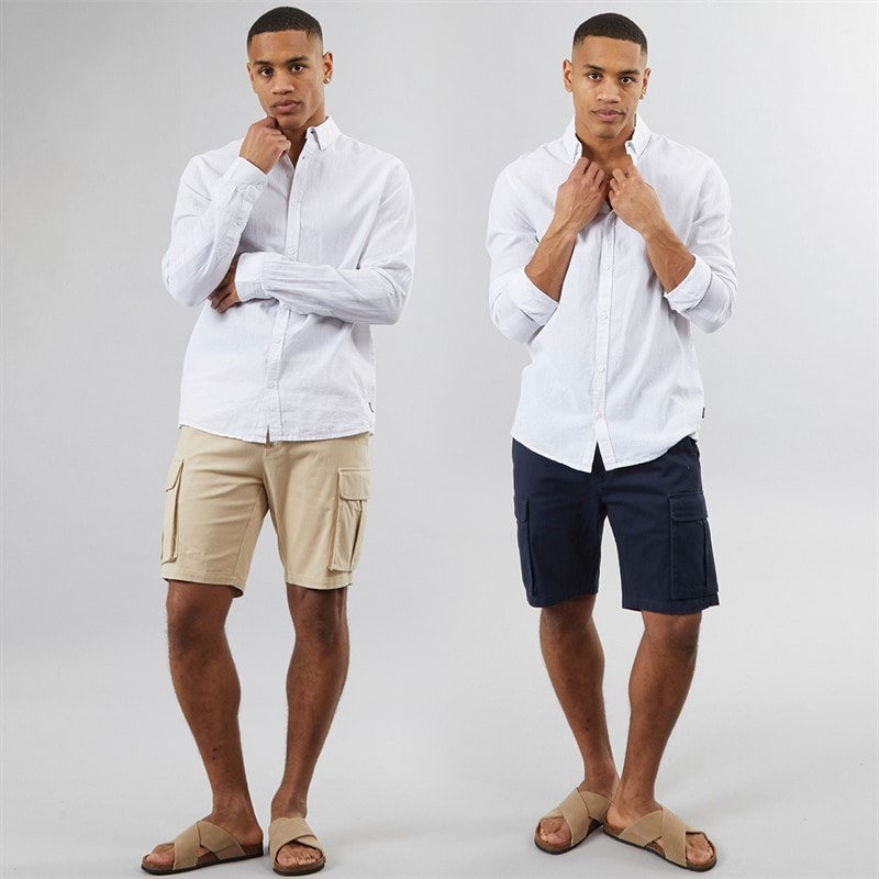 Vinson Herre Roger Shorts 2-pak Humus/Mørk Safir - Billede 3