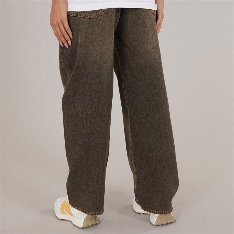 JJXX Dame Erin Baggy Jeans Medium Brun Denim - Billede 2
