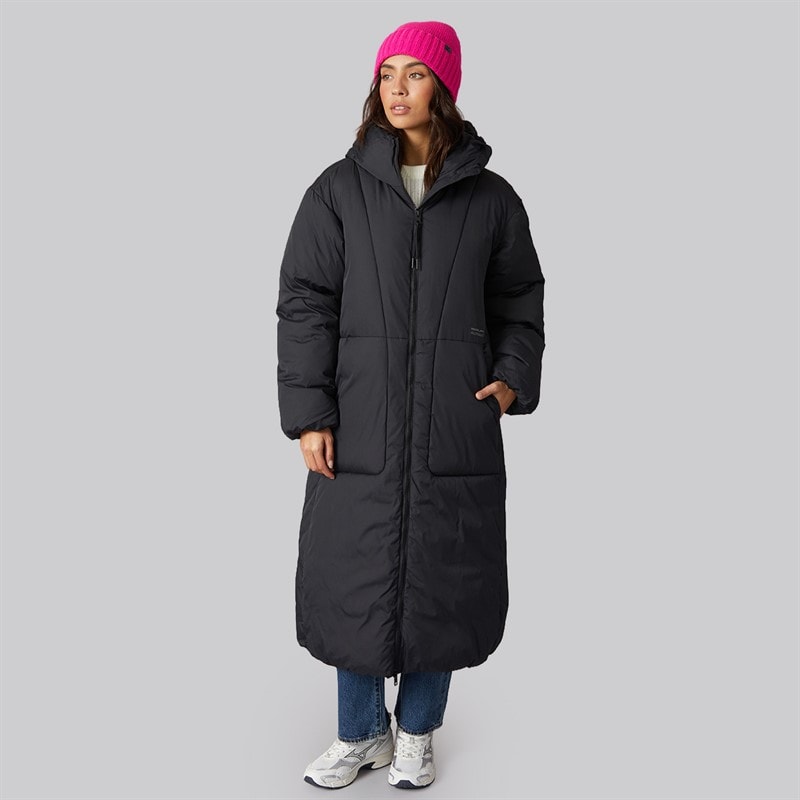JJXX Dame Lolly Lang Dunjakke Sort - Billede 4