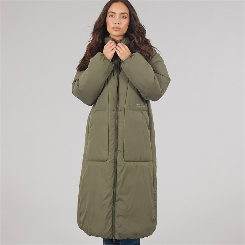 JJXX Dame Lolly Lang Dunjakke Grape Leaf - Billede 5