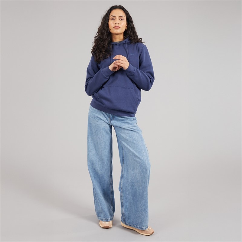 JJXX Dame Abbie Hættetrøje Flådeakademi/Mørk Denim - Billede 4