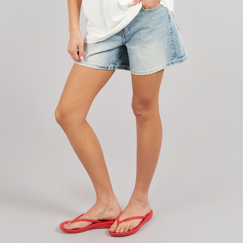 JJXX Dame Laura Denim Shorts Lyseblå Denim/Vintage Light Blue Denimdetail:Vintage - Billede 3