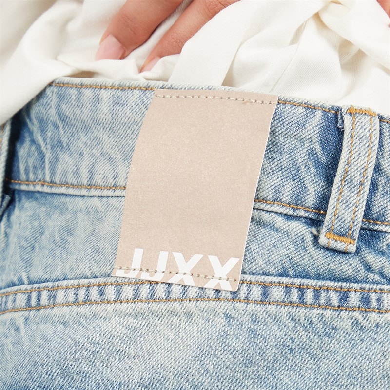 JJXX Dame Laura Denim Shorts Lyseblå Denim/Vintage Light Blue Denimdetail:Vintage - Billede 5