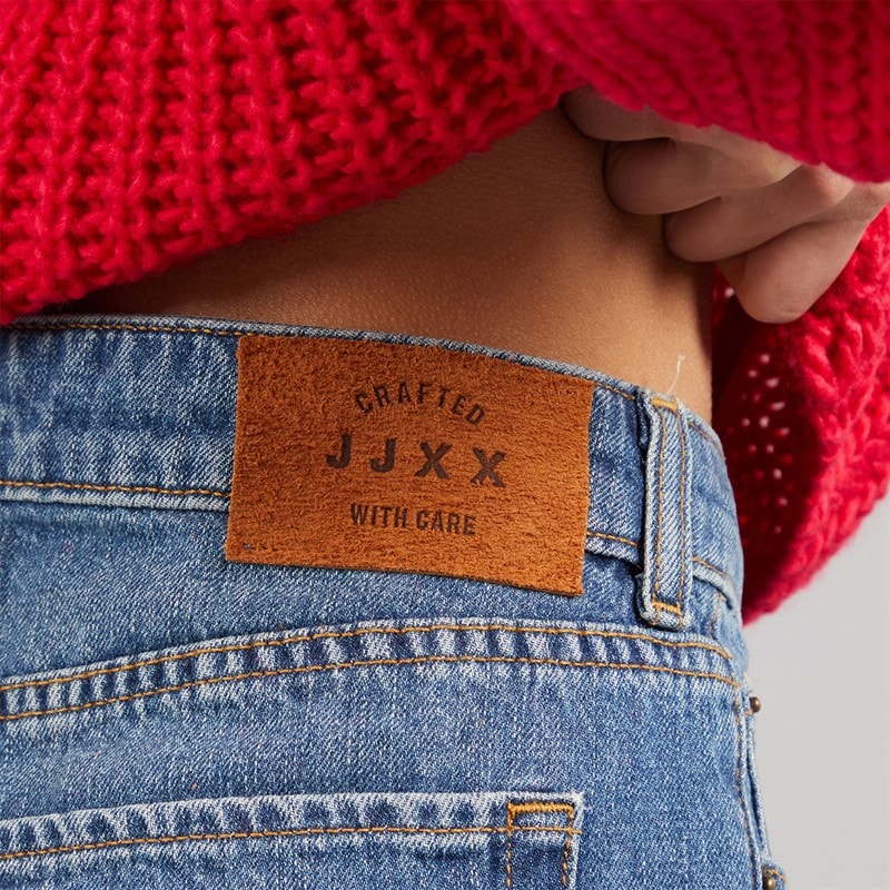 JJXX Dame Tokyo Wide Jeans R282 Medium Blue Denim - Billede 3