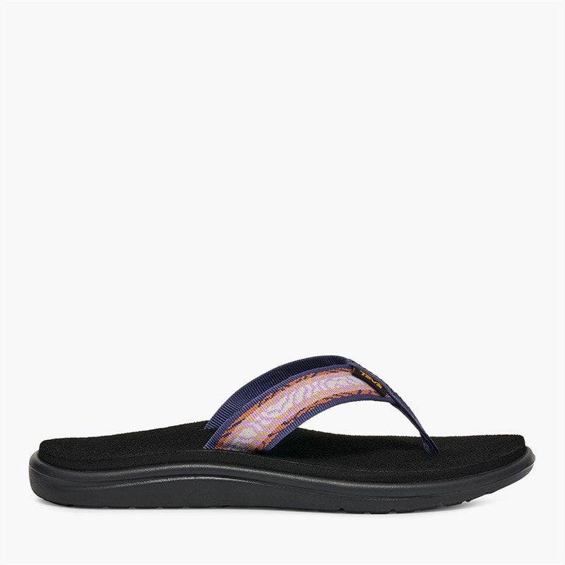 Teva Dame Voya Flip Sandaler Archive Topo Lupine - Billede 1
