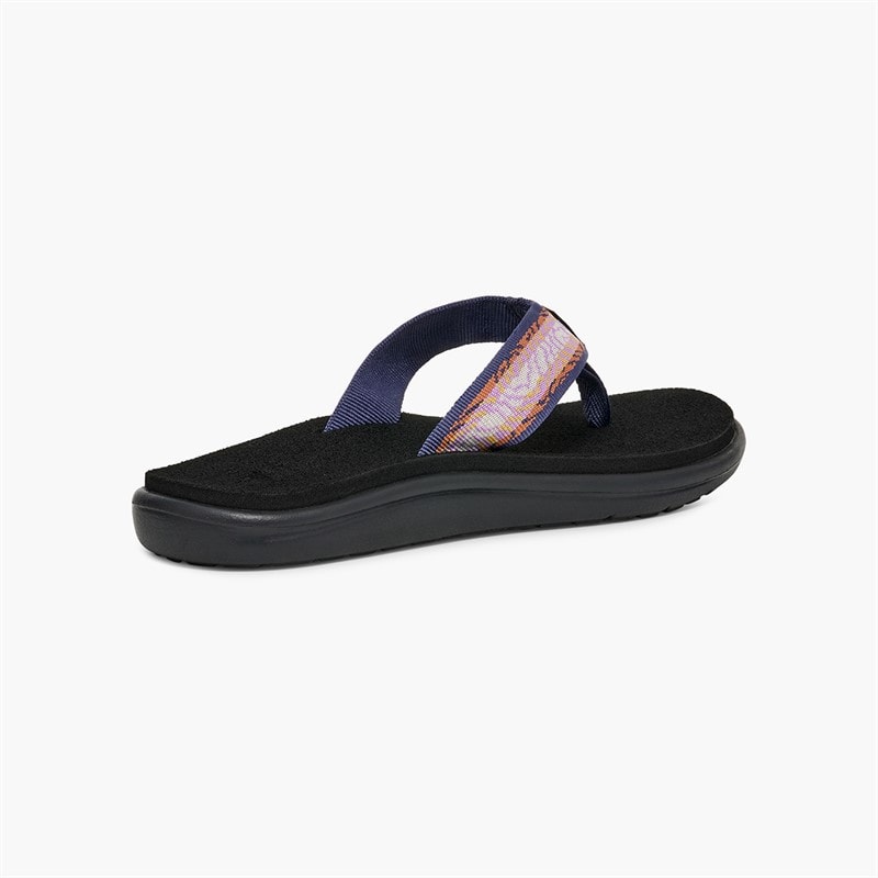 Teva Dame Voya Flip Sandaler Archive Topo Lupine - Billede 3