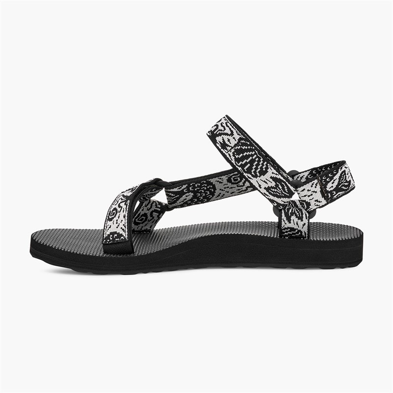 Teva Dame Original Universal Sandaler Sirena Black/Hvid - Billede 5