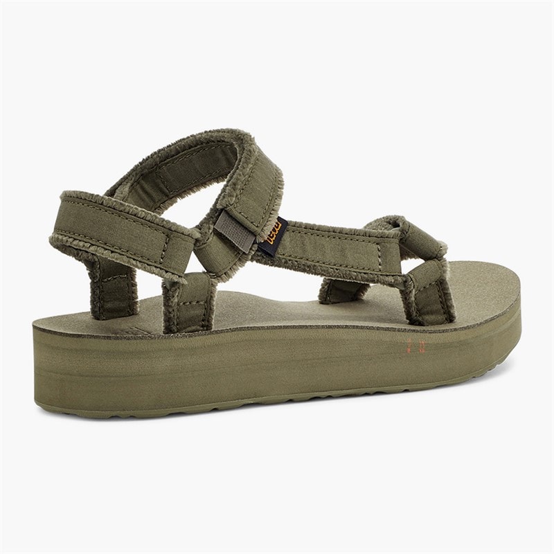 Teva Dame Midform Universal Kanvas Sandaler Olive - Billede 3
