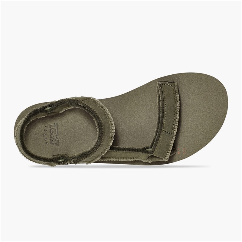 Teva Dame Midform Universal Kanvas Sandaler Olive - Billede 4