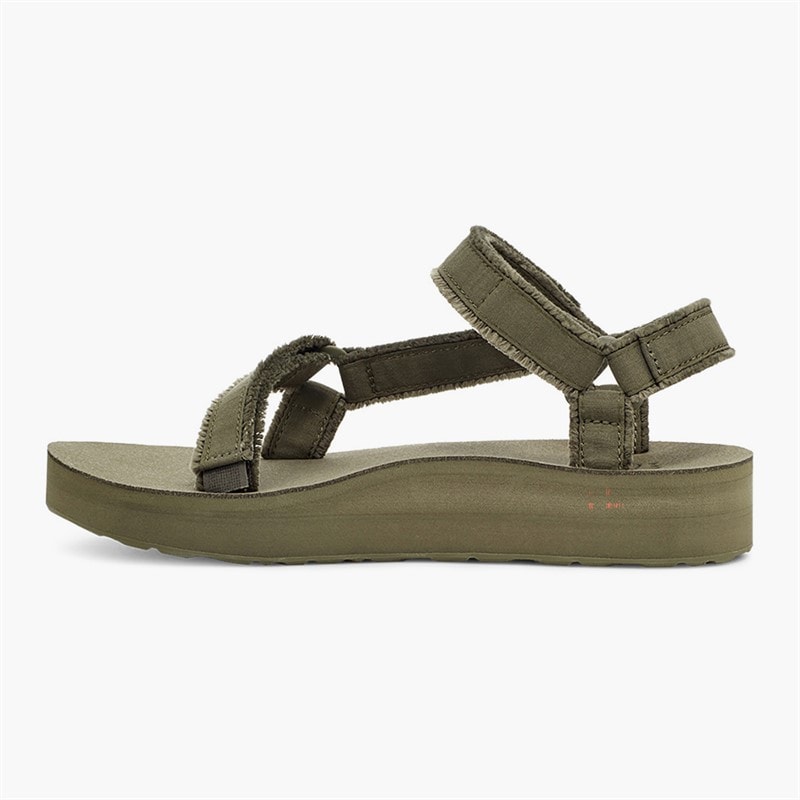 Teva Dame Midform Universal Kanvas Sandaler Olive - Billede 5