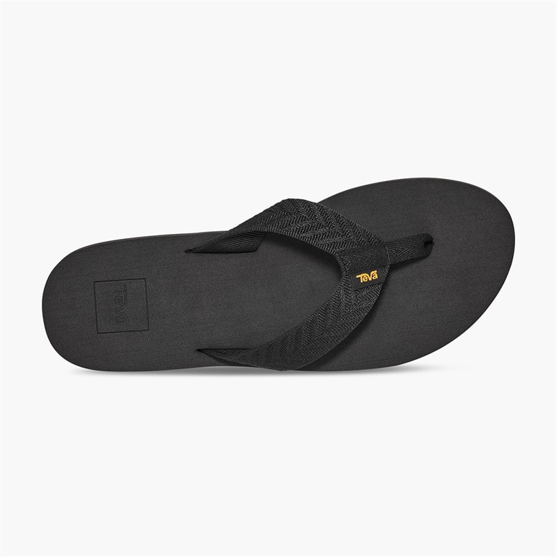 Teva Dame Mush II Sandaler Fronds Black - Billede 4