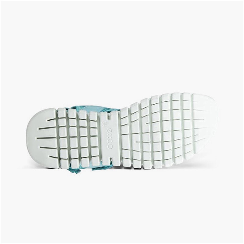 ECCO Damesko Gruuv Sol nubuck ankelrem sandaler Aquatic - Billede 5