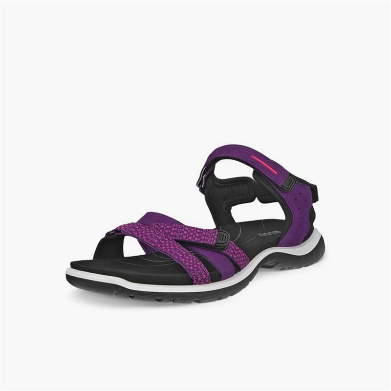 ECCO Dame Offroad Roam Nubuck Ankelrem Sandaler Imperial Purple/Beetroot - Billede 2