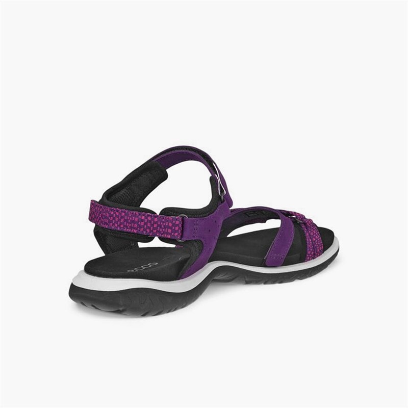 ECCO Dame Offroad Roam Nubuck Ankelrem Sandaler Imperial Purple/Beetroot - Billede 3