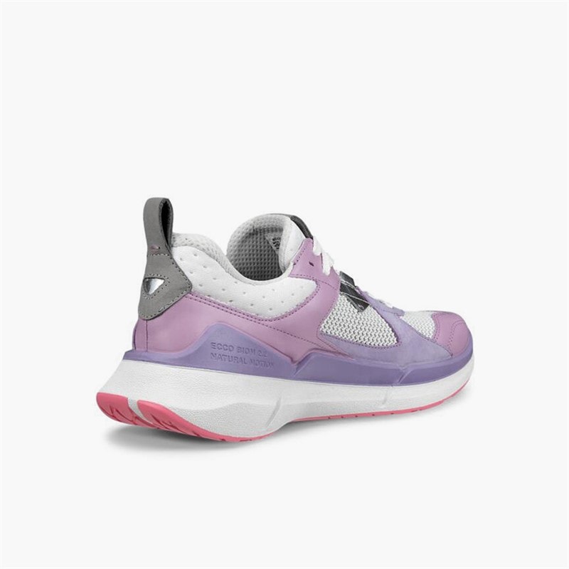 ECCO Dame Biom 2.2 Træningssko Lavender Mist/Light Purple/Shadow White - Billede 3
