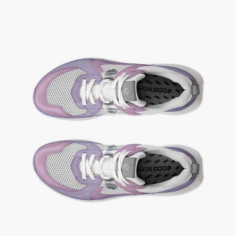 ECCO Dame Biom 2.2 Træningssko Lavender Mist/Light Purple/Shadow White - Billede 4