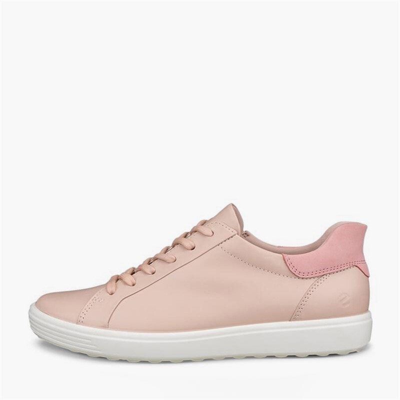 ECCO Dame bløde VII nubuck træningssko Rose Dust/Old Rose - Billede 1