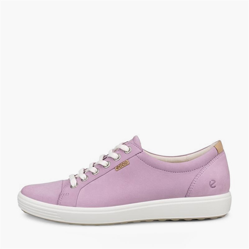 ECCO Dame bløde VII nubuck træningssko Lavender Mist - Billede 1