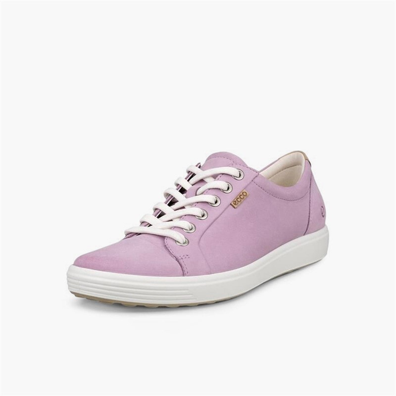 ECCO Dame bløde VII nubuck træningssko Lavender Mist - Billede 2