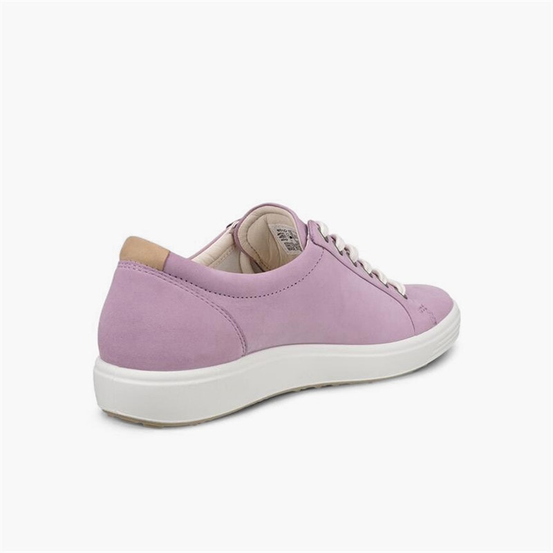 ECCO Dame bløde VII nubuck træningssko Lavender Mist - Billede 3