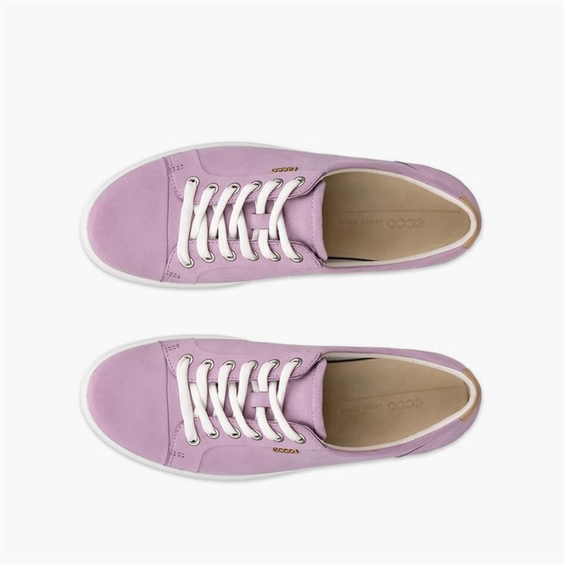 ECCO Dame bløde VII nubuck træningssko Lavender Mist - Billede 4